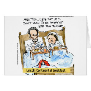 Abraham Lincoln & Mary Todd Breakfast In Bed