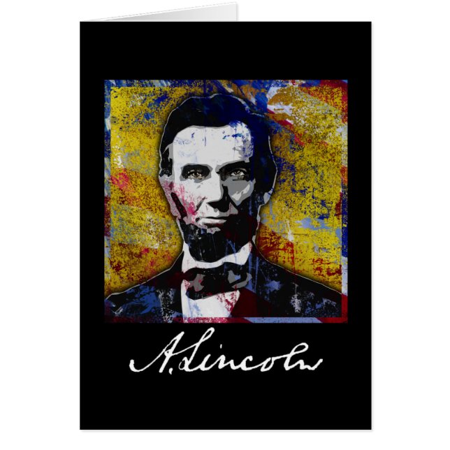 Abraham Lincoln - pintura (Frente)
