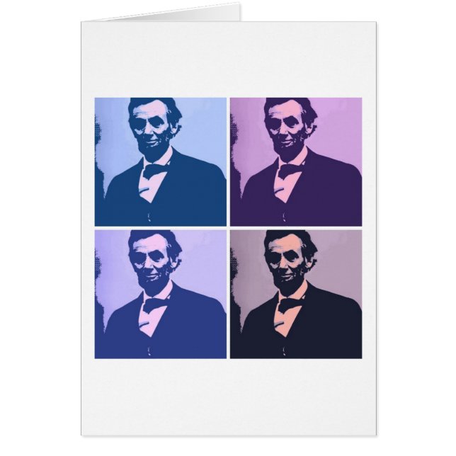 Abraham Lincoln Pop Art (Frente)