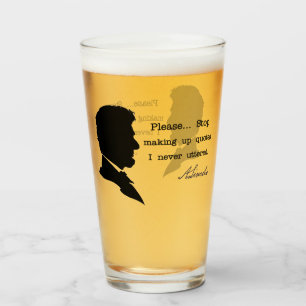 Abraham Lincoln, por favor… Pare el componer de