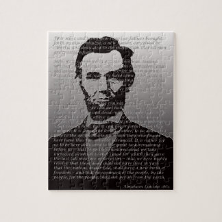 Abraham Lincoln y rompecabezas de la dirección de