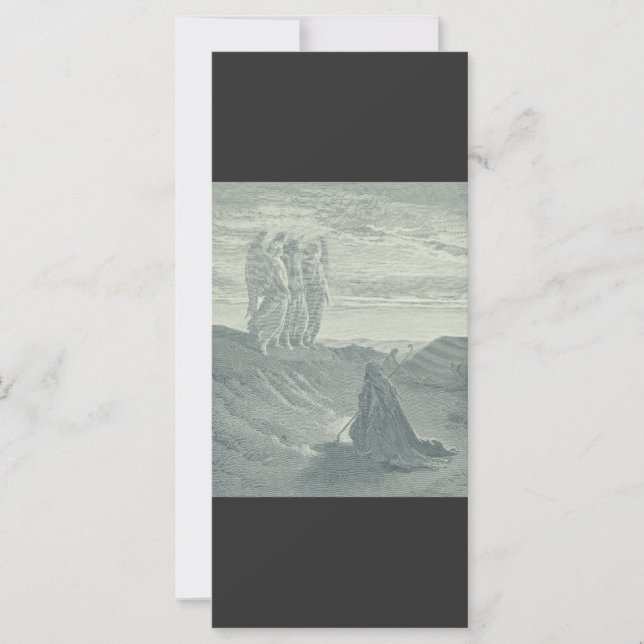 Abraham y los tres ángeles (Anverso)