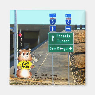 Abrahamster en imán de los pensamientos de Yuma