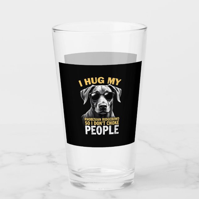 Abraza a mi Rhodesian Ridgeback para que no ahogue (Anverso)
