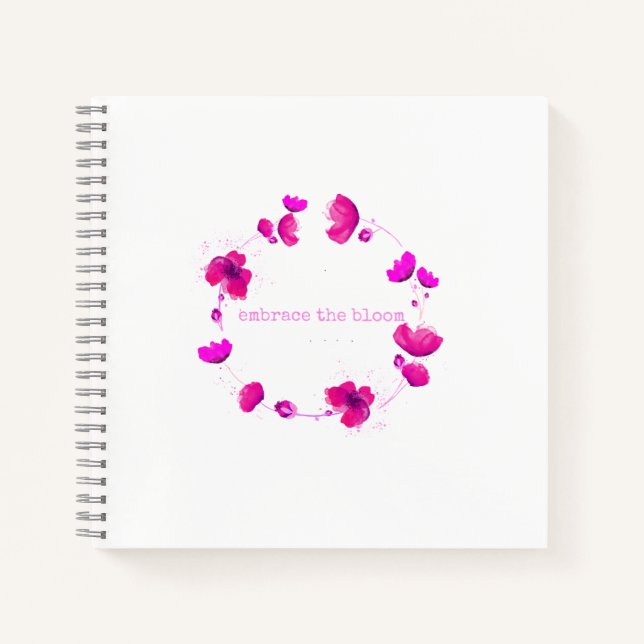 Abraza El Bloom, El Cuaderno De Espiral (Anverso)
