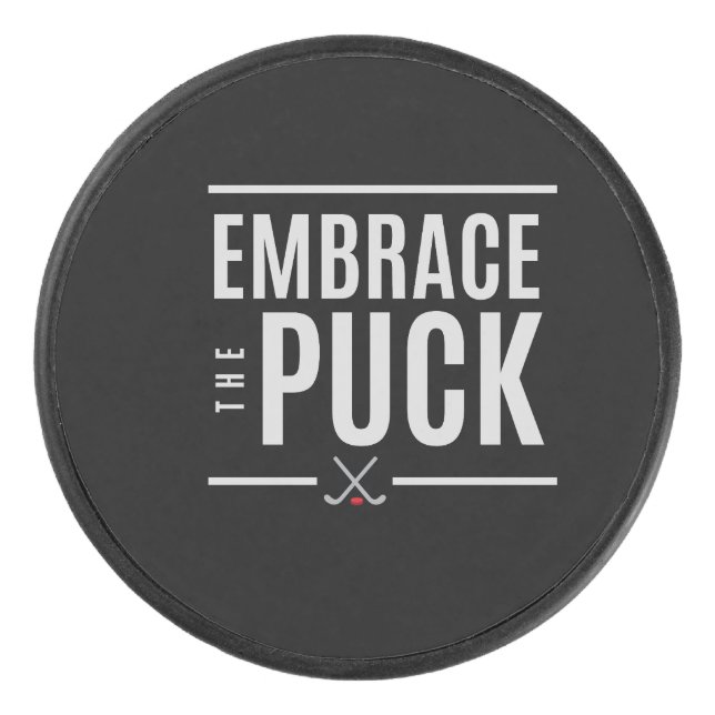 "Abraza el Disco" Disco de Hockey (Anverso)