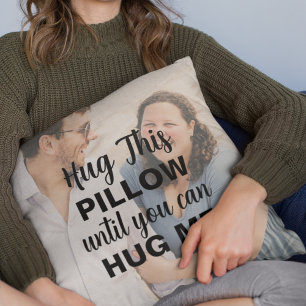 Abraza esta almohada con foto personalizada hasta