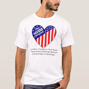 "Abraza" la camisa del logotipo del proyecto