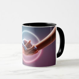 Abraza la Serenidad: Taza "Manos de Sanación"