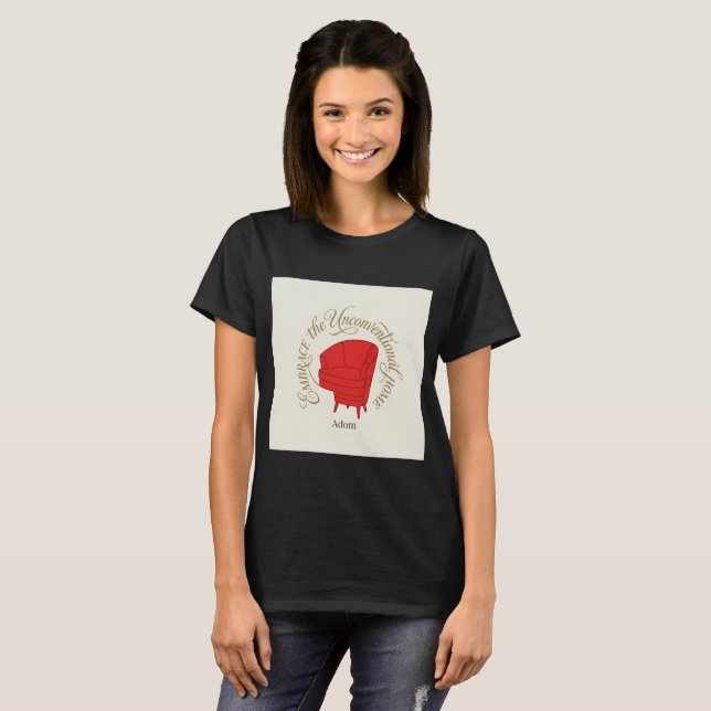 Abraza la Silla Roja No Convencional Camiseta (Anverso completo)