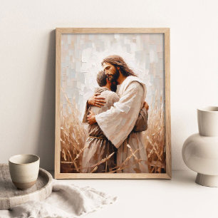 Abrázalo, Arte Cristiano, Jesús abrazando a un hom