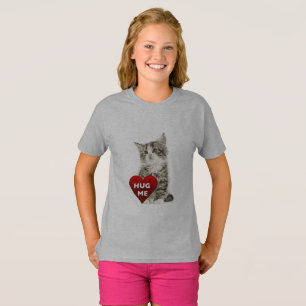Abrázame - camiseta básica para niñas