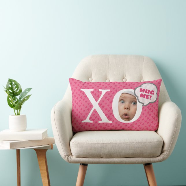 ¡ABRAZAMOS! Personalizado bebé foto almohada (Silla)