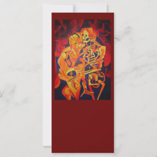 Abrazando el arte geométrico colorido de la muerte