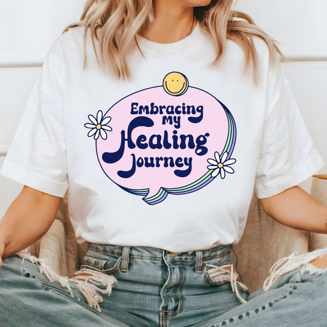 Abrazando mi camiseta de viaje curativo, motivacio (Subido por el creador)