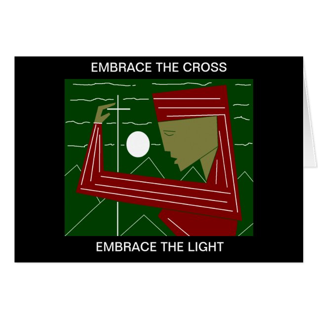 ABRAZAR LA EMBARAZA CRUZADA LA LUZ (Anverso (Horizontal))