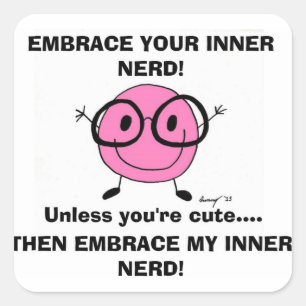 ABRAZAR SUS Pegatinas NERD INTERNOS - Conjunto de
