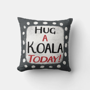 Abrazo A Koala Hoy Cojín decorativo