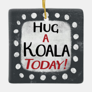 Abrazo A Koala Hoy Ornamento