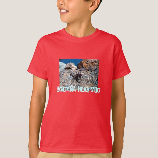 Abrazo de la iguana usted camisa (Anverso)