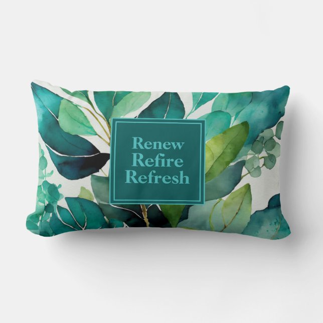 Abrazo de la Naturaleza Almohada Renovar (Anverso)