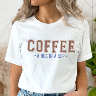 Abrazo en una camiseta de la copa, divertido camis