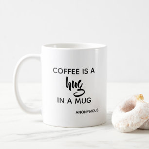 Abrazo en una taza