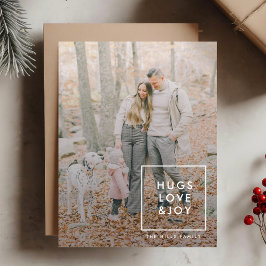 Abrazos Amor y Alegría | Foto de Navidad con Estil
