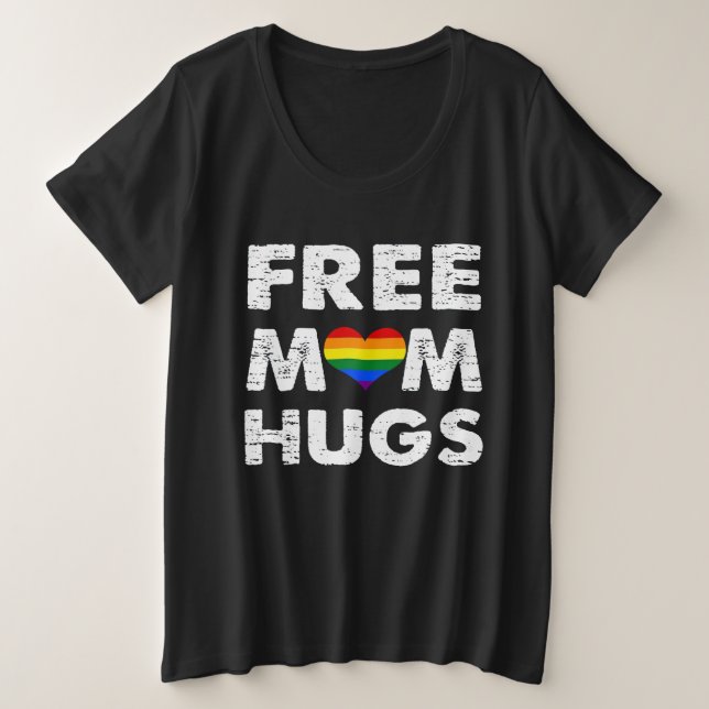 Abrazos de madre libre a gays LGBT (Anverso del diseño)