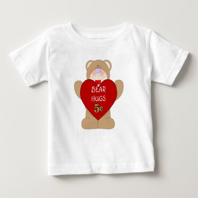 Abrazos de oso 5 camisetas del niño de los (Anverso)