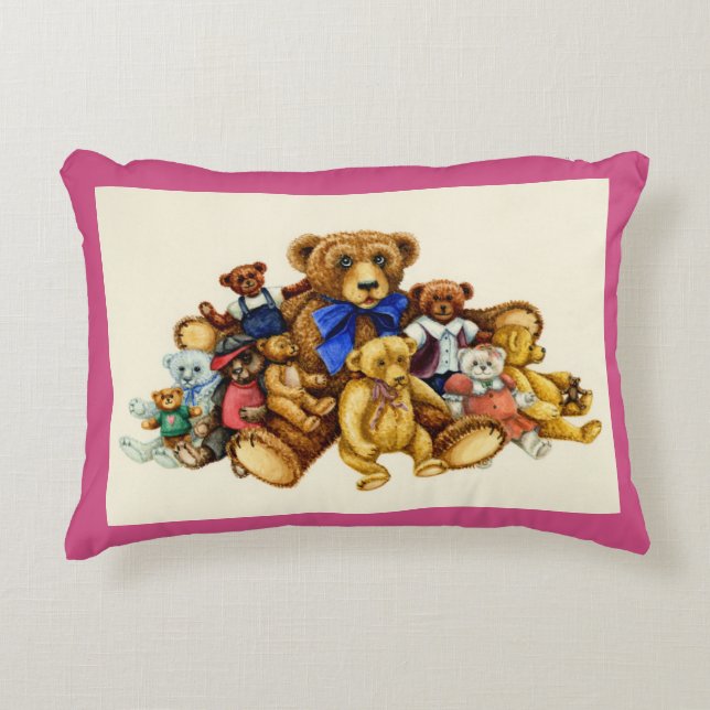 ABRAZOS DE OSO DE PELUCHE ALMOHADA DE ACENTO *Pers (Anverso)