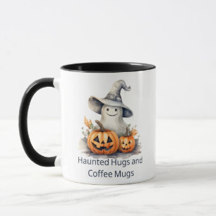 Abrazos embrujados y tazas de café Fantasma Hallow