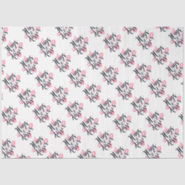 Abrazos y besos con papel de tejidos cardíacos