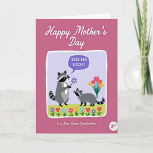 Abrazos y Besos Tarjeta de Madres