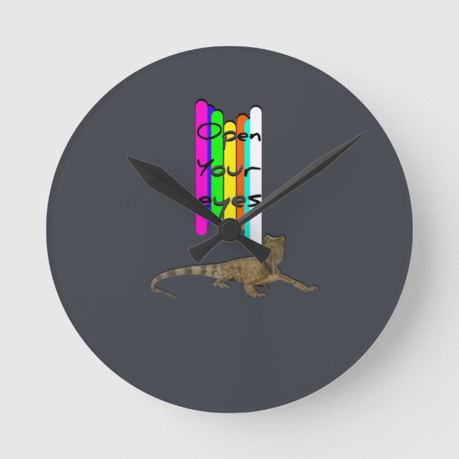 Abre los ojos Muro Reloj (Anverso)