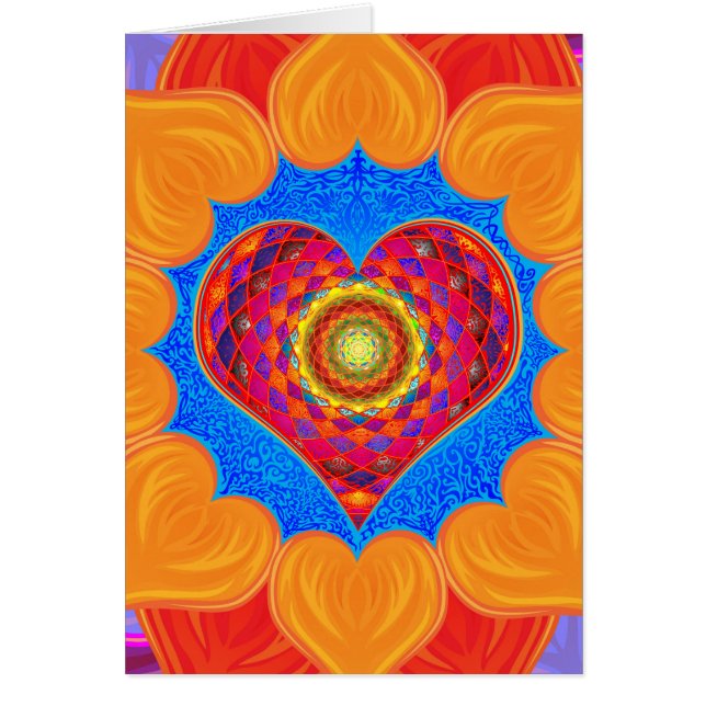 Abre tu tarjeta de felicitación para el corazón (Frente)