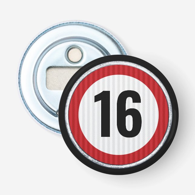 Abrebotellas 16th Birthday Speed Limit (Anverso)