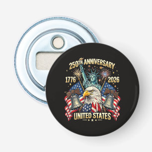 Abrebotellas 250 años aniversario americano 1776-2026 bandera d