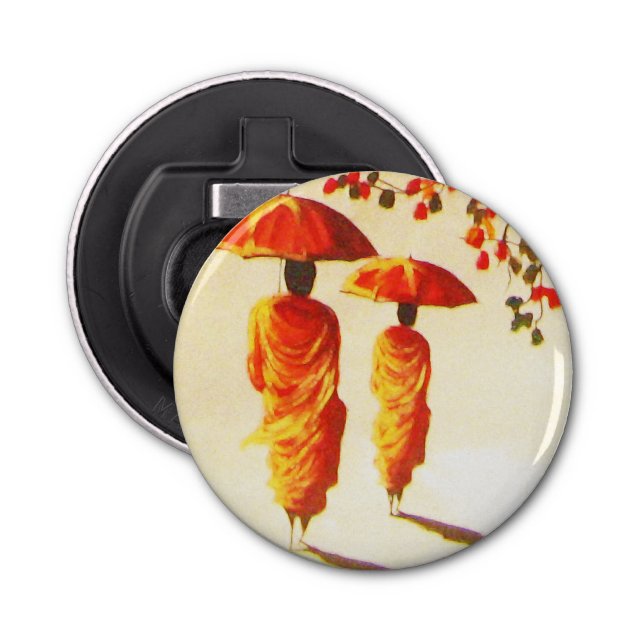 Abrebotellas 2 Monjes budistas laosianos (Anverso)