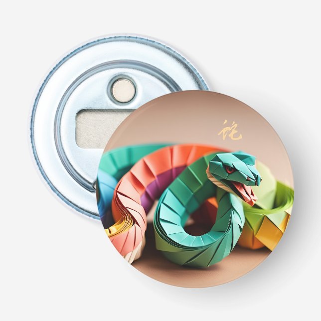 Abrebotellas 2 Nochevieja china lunar de Año Nuevo 2025 cumplea (Anverso)