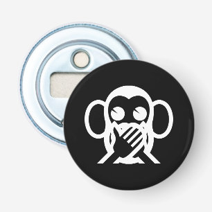 Abrebotellas 3 Monos Sabios Iwazaru 言 わ ざ る No Hablar Emoji Mal