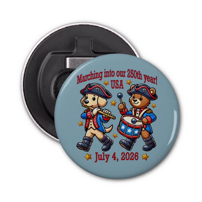 Abrebotellas 4 de julio 2014: 250 Aniversario Semiquincentenari (Anverso)