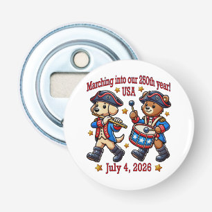 Abrebotellas 4 de julio Aniversario Semiquincentenario 250 de E