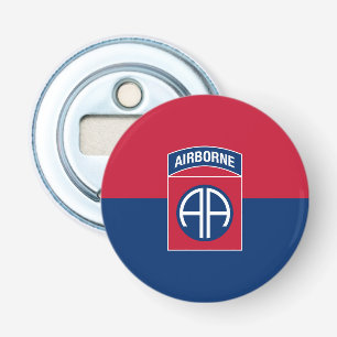 Abrebotellas 82ª División Aérea Bandera Veterano Militar
