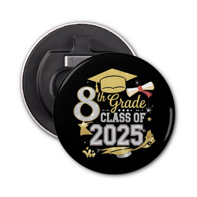 Abrebotellas 8.º Grado De Graduación De 2025 (Anverso)