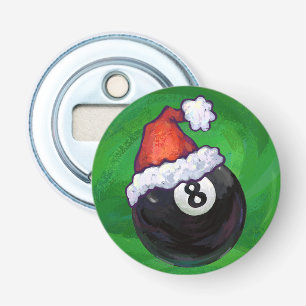 Abrebotellas 8 Ball Navidades Green