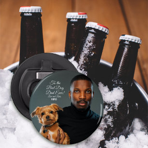 Abrebotellas A la mejor foto del Personalizado de papá de perro