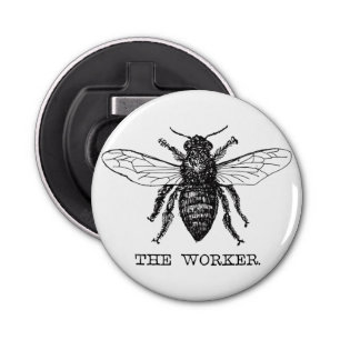 Abrebotellas Abee Worker Honey Black Bumblebee