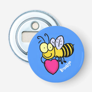 Abrebotellas Abeja graciosa y linda con ilustracion personaliza