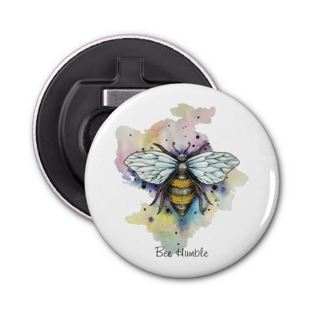 Abrebotellas Abeja Y Lavado De Arcoiris (Anverso)